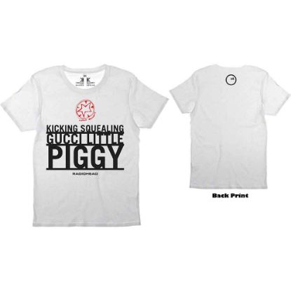 Picture of Radiohead Unisex T-Shirt: Gucci Piggy Back Print