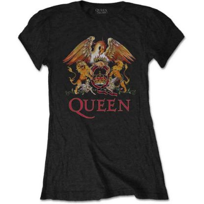 Picture of Queen Ladies T-Shirt: Classic Crest