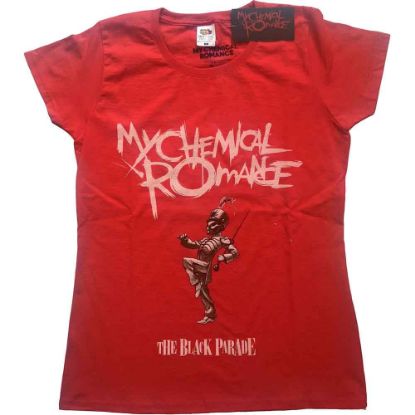 Picture of My Chemical Romance Ladies T-Shirt: The Black Parade Cover