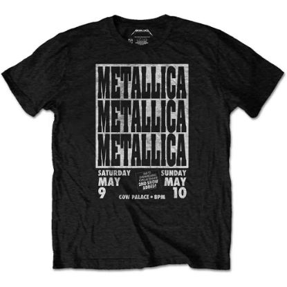 Picture of Metallica Unisex T-Shirt: Cow Palace Eco-Friendly