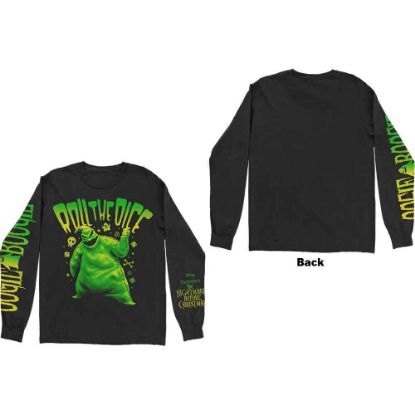 Picture of The Nightmare Before Christmas Unisex Long Sleeve T-Shirt: Roll The Dice Sleeve Print