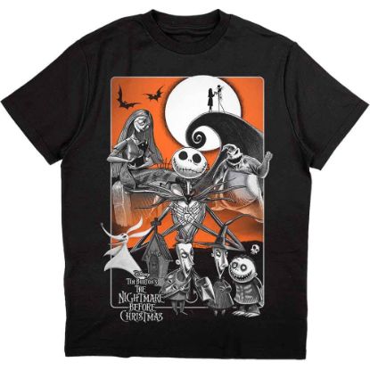Picture of The Nightmare Before Christmas Unisex T-Shirt: Orange Moon