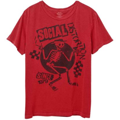 Picture of Social Distortion Unisex T-Shirt: Speakeasy Checkerboard