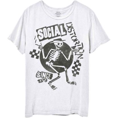 Picture of Social Distortion Unisex T-Shirt: Speakeasy Checkerboard