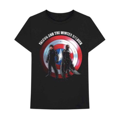 Picture of Marvel Comics Unisex T-Shirt: Falcon & Winter Soldier Shield Logo