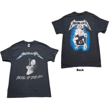Picture of Metallica Unisex T-Shirt: Metal Up Your Ass Back Print