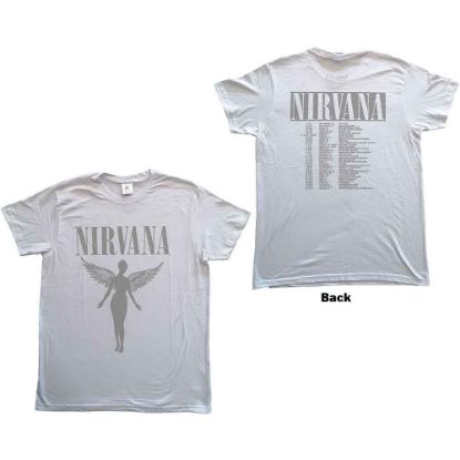 Picture of Nirvana Unisex T-Shirt: In Utero Tour Back Print