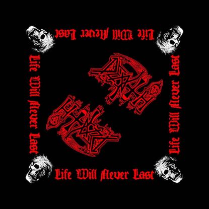 Picture of Death Unisex Bandana: Life Will Never Last