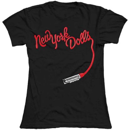 Picture of New York Dolls Ladies T-Shirt: Lipstick Logo