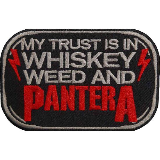Picture of Pantera Woven Patch: Whiskey (Standard) 