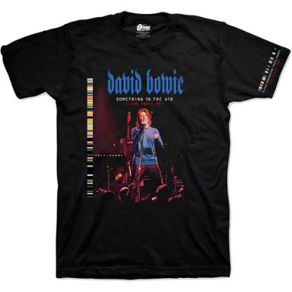 Picture of David Bowie Unisex T-Shirt: Live In Paris Sleeve Print
