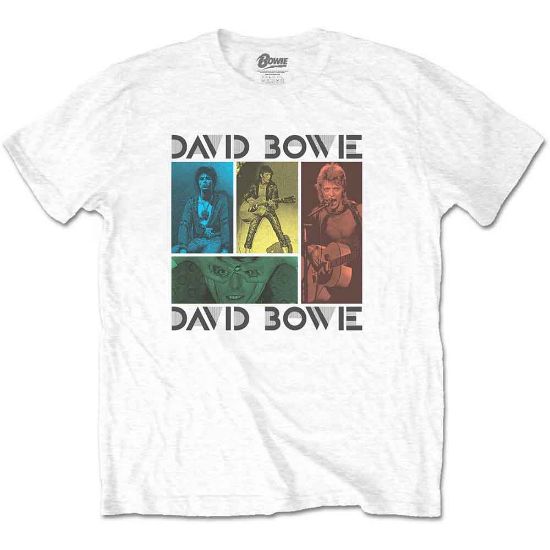 Picture of David Bowie Unisex T-Shirt: Mick Rock Photo Collage