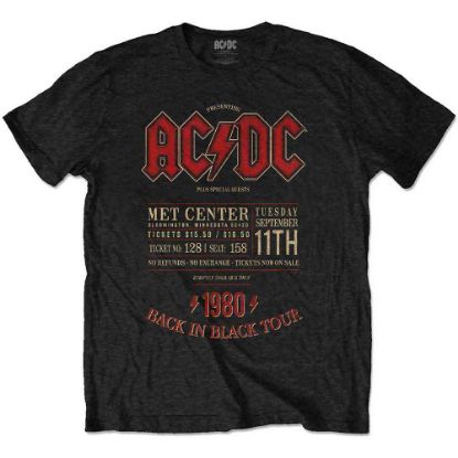 Picture of AC/DC Unisex T-Shirt: Minnesota '80 Small)