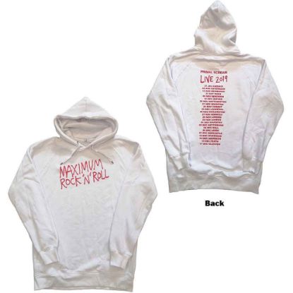 Picture of Primal Scream Unisex Pullover Hoodie: Maximum RnR Ex-Tour Back Print