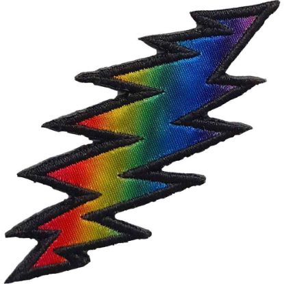 Picture of Grateful Dead Woven Patch: Lightning Rainbow (Standard) 