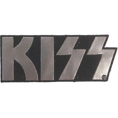 Picture of KISS Woven Patch: Chrome Logo (Standard) 