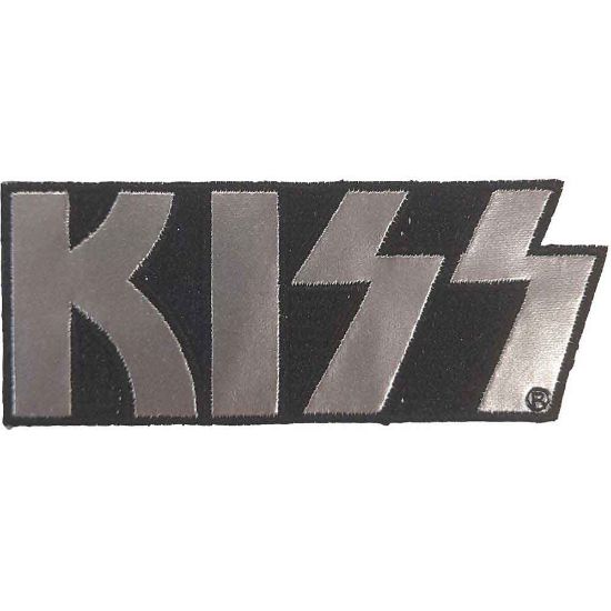 Picture of KISS Woven Patch: Chrome Logo (Standard) 