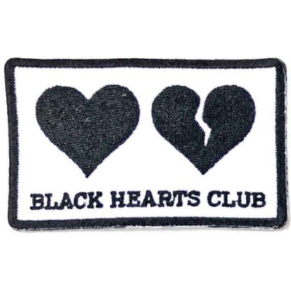 Picture of Yungblud Woven Patch: Black Hearts Club (Standard) 