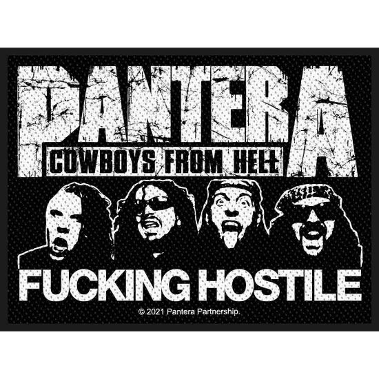 Picture of Pantera Woven Patch: Fucking Hostile (Retail Pack) (Standard)
