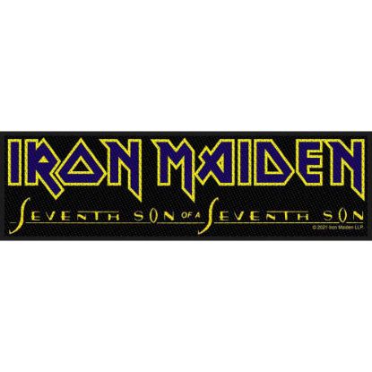 Picture of Iron Maiden Super Strip Patch: Seventh Son Logo (Retail Pack)