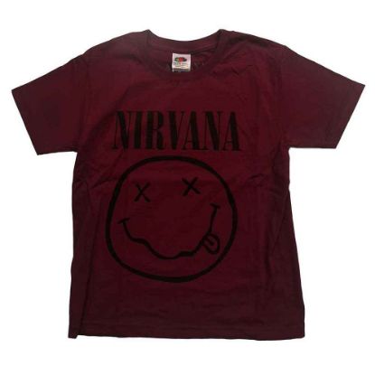 Picture of Nirvana Kids T-Shirt: Grey Happy Face
