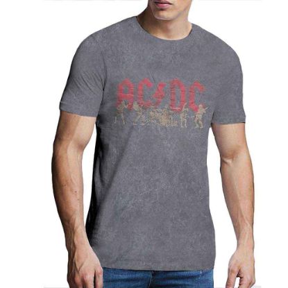 Picture of AC/DC Unisex T-Shirt: Vintage Silhouettes Wash Collection