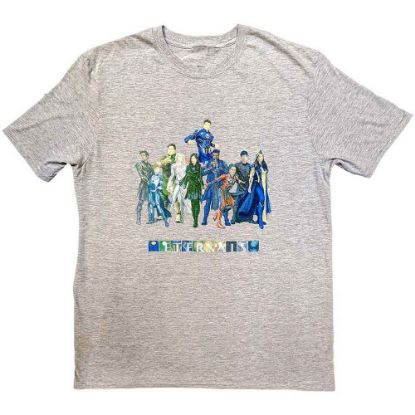 Picture of Marvel Comics Unisex T-Shirt: Eternals Colour Block Characters