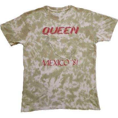 Picture of Queen Unisex T-Shirt: Mexico '81 Wash Collection