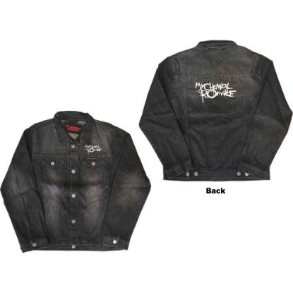 Picture of My Chemical Romance Unisex Denim Jacket: Logo Back Print