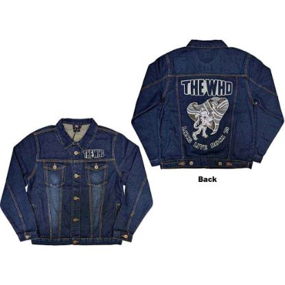 Picture of The Who Unisex Denim Jacket: Long Live Rock Back Print