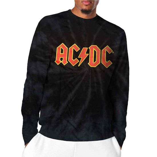 Picture of AC/DC Unisex Long Sleeve T-Shirt: Logo Wash Collection