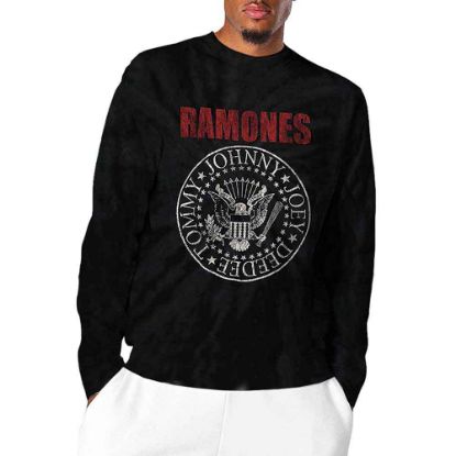 Picture of Ramones Unisex Long Sleeve T-Shirt: Presidential Seal Wash Collection