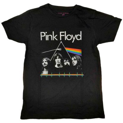 Picture of Pink Floyd Unisex T-Shirt: Dark Side of the Moon Band & Pulse