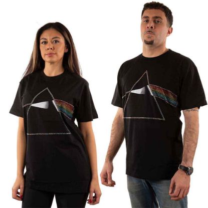 Picture of Pink Floyd Unisex T-Shirt: Dark Side of the Moon Embellished