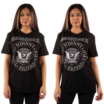 Picture of Ramones Unisex T-Shirt: Presidential Seal Embellished