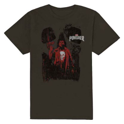 Picture of Marvel Comics Unisex T-Shirt: Punisher Red Outline