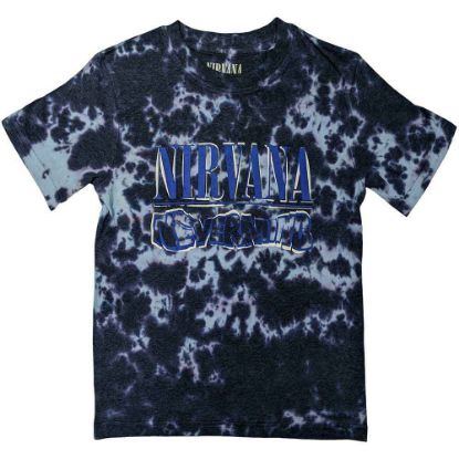 Picture of Nirvana Unisex T-Shirt: Nevermind Wavy Logo Wash Collection