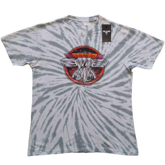 Picture of Van Halen Unisex T-Shirt: Chrome Logo Wash Collection