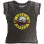 Picture of Guns N' Roses Ladies Burnout T-Shirt: Classic Logo