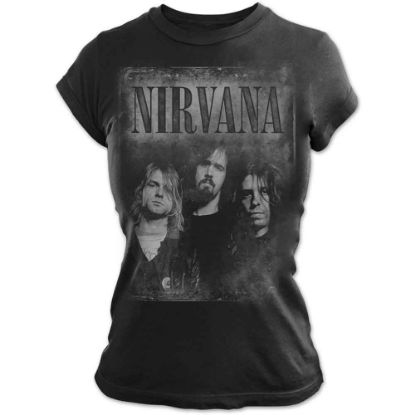 Picture of Nirvana Ladies T-Shirt: Faded Faces