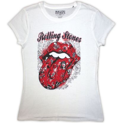 Picture of The Rolling Stones Ladies T-Shirt: Tattoo Flash