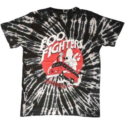 Picture of Foo Fighters Unisex T-Shirt: Speeding Bus Wash Collection