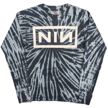 Picture of Nine Inch Nails Unisex Long Sleeve T-Shirt: Logo Wash Collection