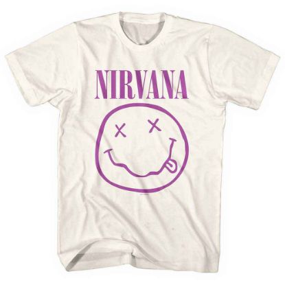 Picture of Nirvana Unisex T-Shirt: Purple Happy Face