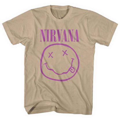 Picture of Nirvana Unisex T-Shirt: Purple Happy Face
