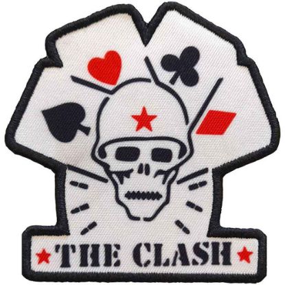 Picture of The Clash Printed Patch: Cards (Standard) 