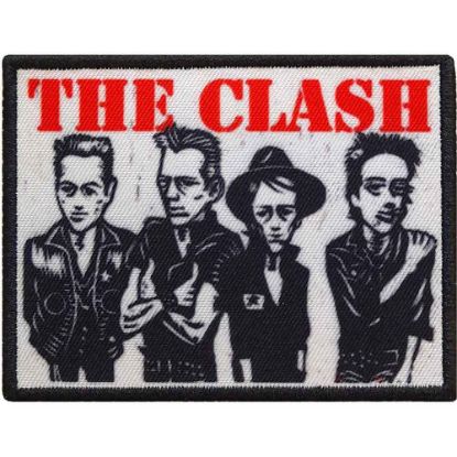 Picture of The Clash Printed Patch: Characters (Standard) 