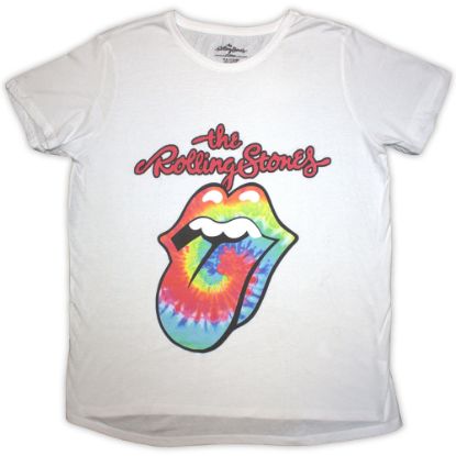 Picture of The Rolling Stones Ladies T-Shirt: Tie Dye Tongue (18)
