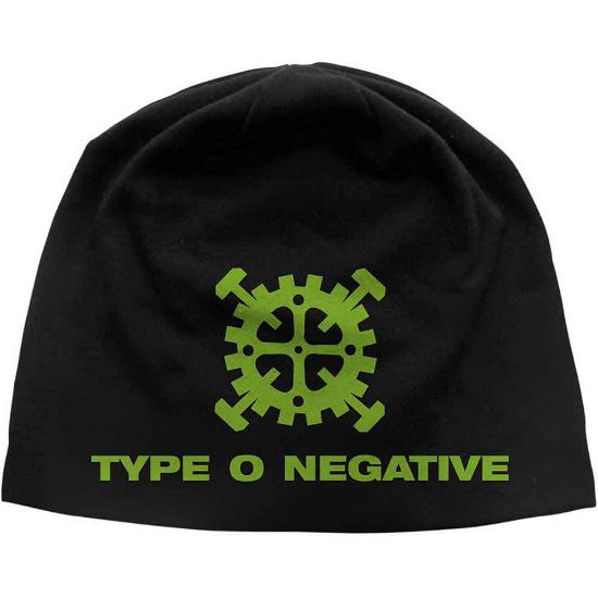 Picture of Type O Negative Unisex Beanie Hat: Gear Logo JD Print