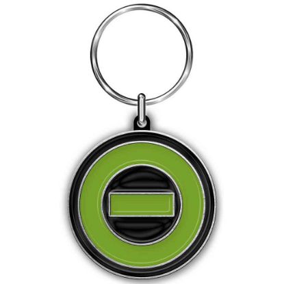 Picture of Type O Negative Keychain: Negative Symbol (Enamel In-Fill)